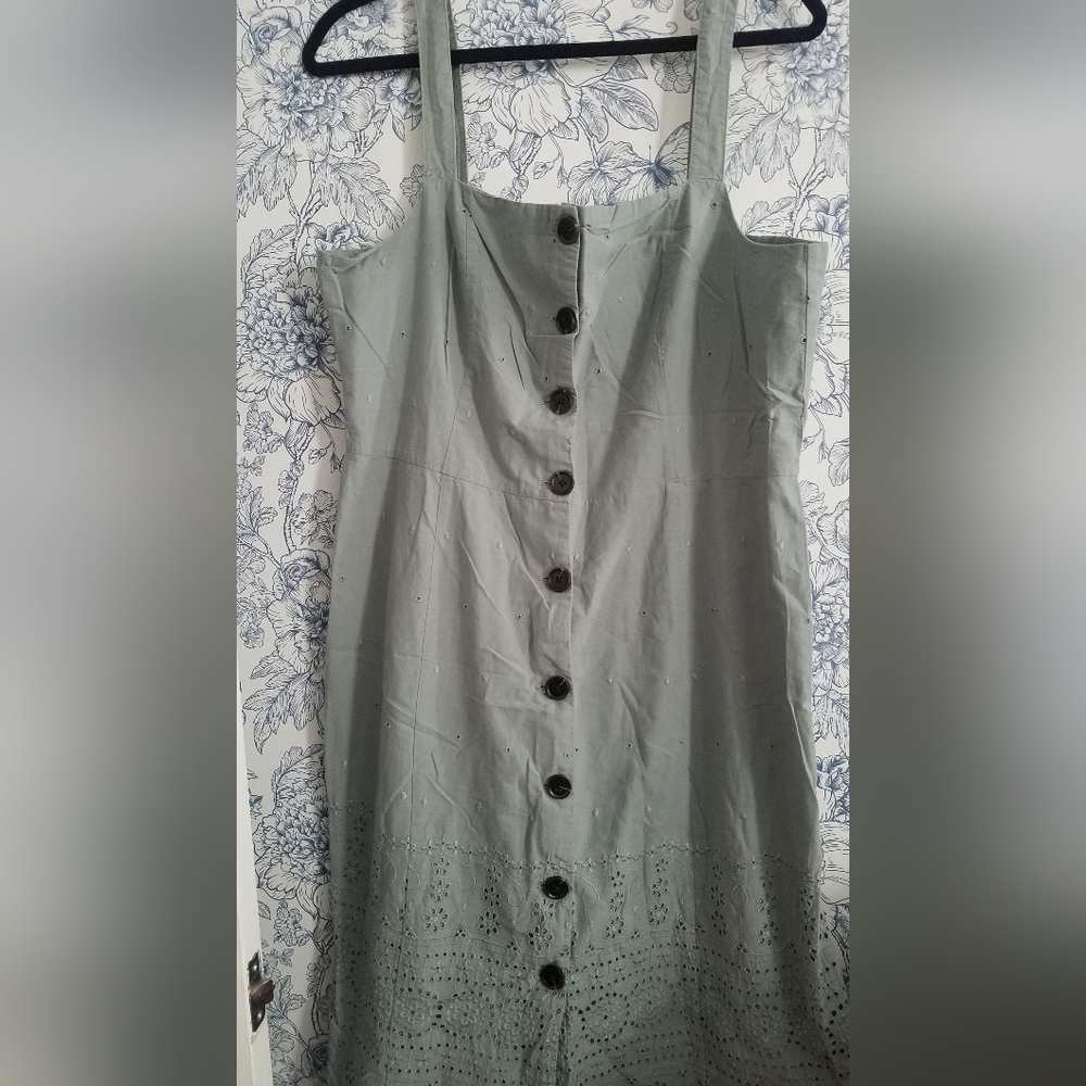 BOGO GAP Eyelet Buttoned Sundress